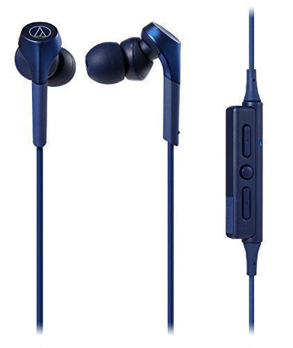 audio-technica ATH-CKS550XBT BL SOLID BASS Bluetooth Wireless Headphone Blue_2