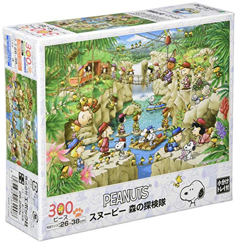300 piece jigsaw puzzle PEANUTS Snoopy Forest expedition team (26 x 38 cm) NEW_1