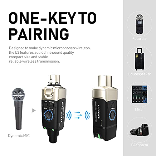 XVIVE Microphone Digital Wireless System XV-U3 w/ USB Cable NEW from Japan_2