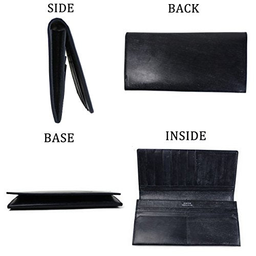 Yoshida Bag PORTER BILL BRIDLE WALLET 185-02253 Navy Made in Japan Leather NEW_4