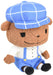 SunArrow Oshiri Tantei The Butt Detective Brown Plush Doll ‎K7606 H140mm NEW_1