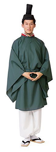 Party City Men Cos Shinto cosplay Shinto priest costume Green Unisex NEW_1