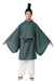Party City Men Cos Shinto cosplay Shinto priest costume Green Unisex NEW_2