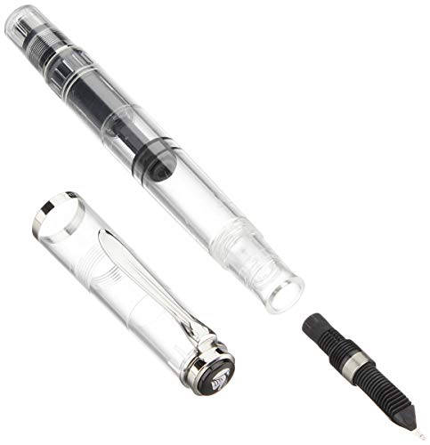 Pelikan Fountain Pen Classic M205 Demonstrator Limited Clear Bold B Nib NEW_2