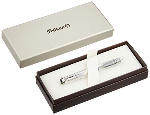 Pelikan Fountain Pen Classic M205 Demonstrator Limited Clear Bold B Nib NEW_4