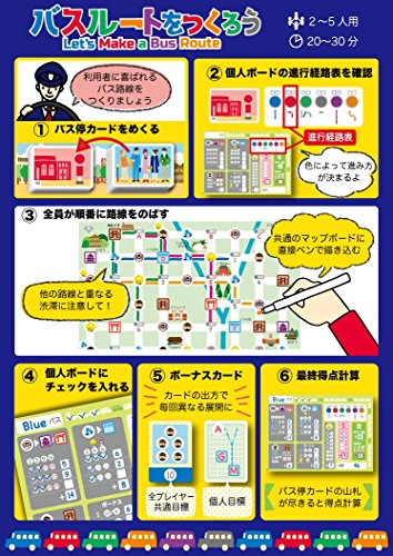Let's Make a Bus Route Board Game Kyoto sightseeing Organizer Gift for family_4