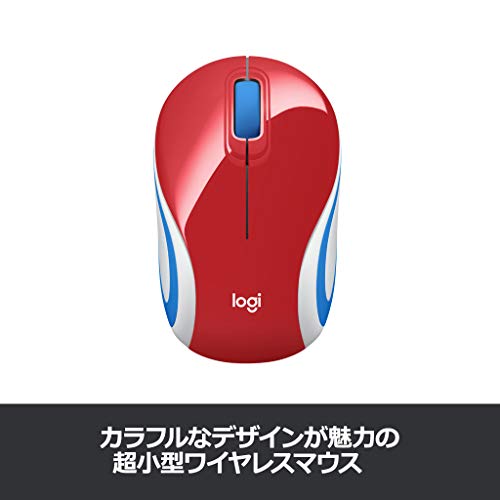 Logitech M187rRD Wireless PC Mini Mouse Red NEW from Japan_2