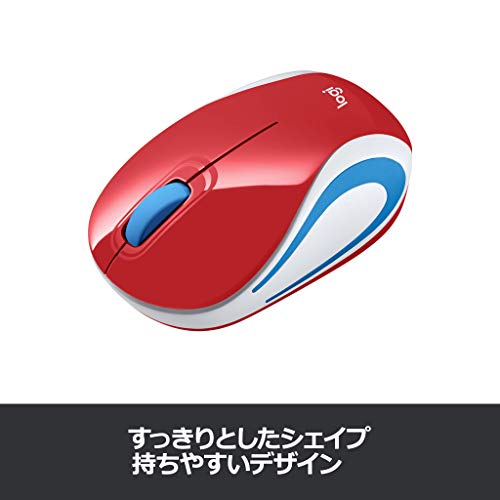 Logitech M187rRD Wireless PC Mini Mouse Red NEW from Japan_3