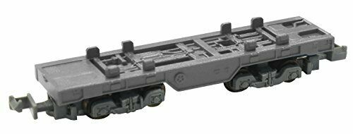 Rokuhan 1/220 Z Scale SA006-2 Z Shorty Container Freight Car Gray NEW from Japan_1
