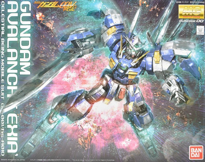 BANDAI MG 1/100 GN-001/hs-A01D GUNDAM AVALANCHE EXIA Dash Model Kit Gundam 00_1