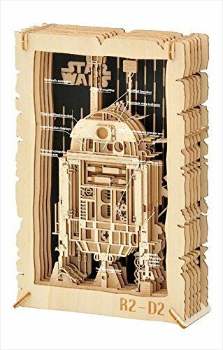 ENSKY PAPER THEATER STAR WARS  R2-D2 Wood style NEW from Japan_2