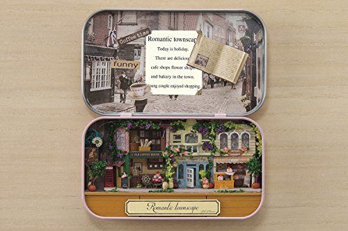YANOMAN Miniature't Romantic Townscape Miniature Handmade Kit NEW from Japan_2