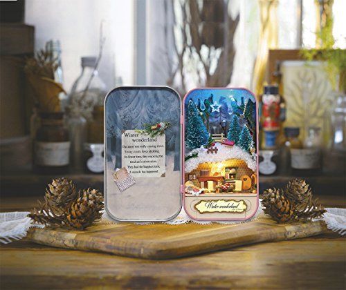 YANOMAN Miniature't Winter Wonderland Miniature Handmade Kit NEW from Japan_3
