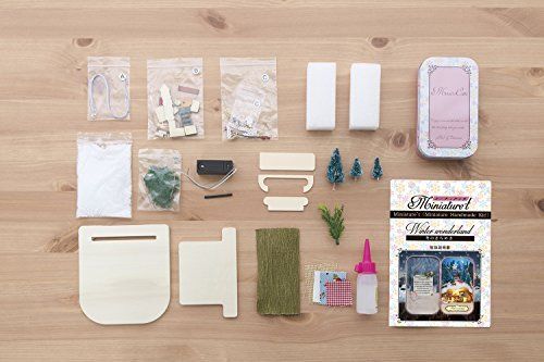 YANOMAN Miniature't Winter Wonderland Miniature Handmade Kit NEW from Japan_4