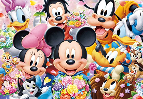 Tenyo Jigsaw Puzzle D-1000-033 Disney Flower Bouquet Photogenic 1000piaces NEW_1