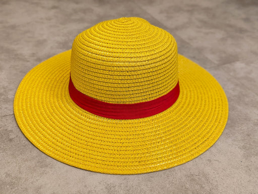 sealche One Piece Luffy's Straw Hat Yellow Costume Play Cosplay 43234-829 NEW_1