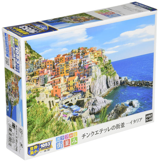 1053piece jigsaw puzzle colorful city skyline town of cinque terre Italy ‎31-008_1