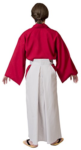 Japanese Men's Kimono Samurai Bushi Rurouni Kenshin costume Jacket Hakama Set_4
