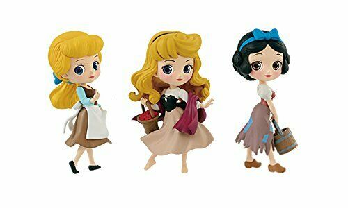 Banpresto Disney Characters Q posket petit Cinderella Briar Rose Snow White NEW_1