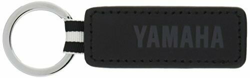 YAMAHA Keychain YAT23 leather key holder black NEW from Japan_1