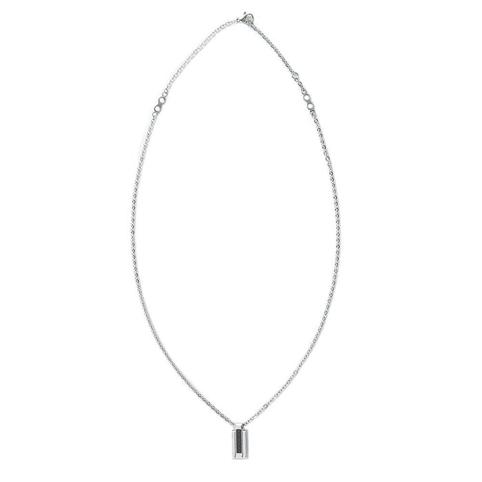 Colantotte Necklace ABAPQ04F CARBOLAY Silver 51cm 8.3g Stainless Steel Unisex_1