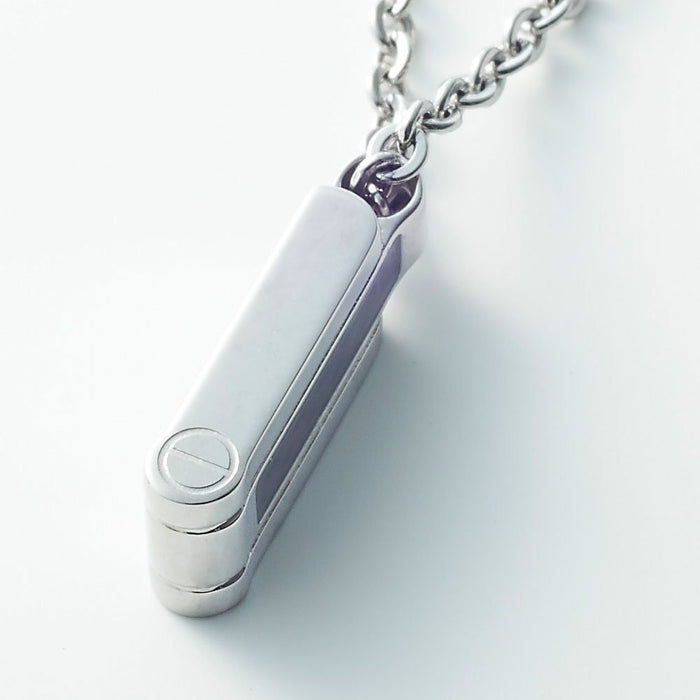 Colantotte Necklace ABAPQ04F CARBOLAY Silver 51cm 8.3g Stainless Steel Unisex_4