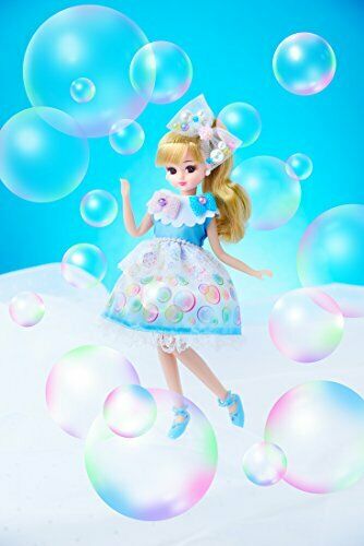 TAKARA TOMY Licca Chan Doll LD-06 Rainbow Color Bubble Dress NEW from Japan_2