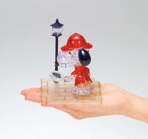 Beverly Crystal 3D Puzzle  Snoopy Detective 34 Pieces NEW from Japan_5
