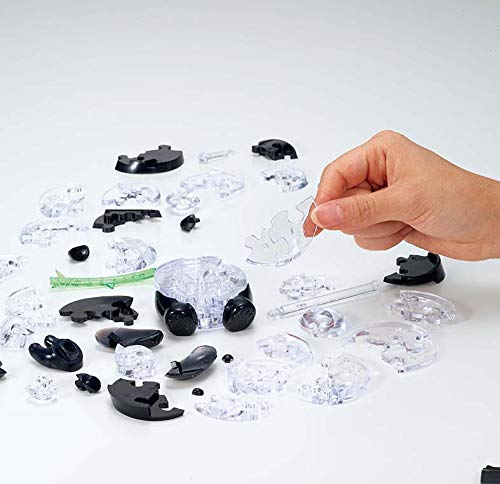 Beverly 3D Crystal Puzzle Panda & Baby 50 Pieces NEW from Japan_3