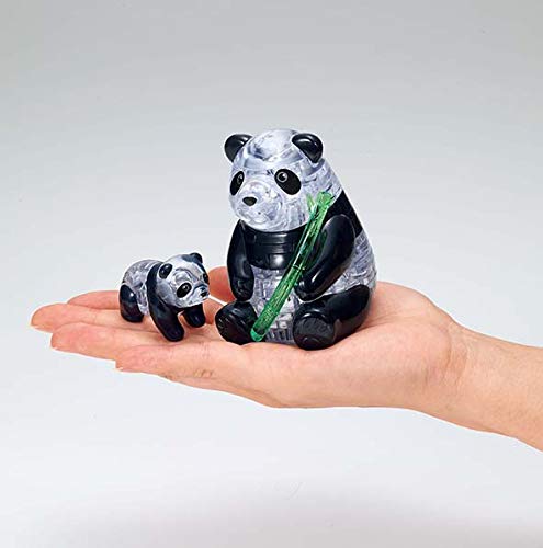 Beverly 3D Crystal Puzzle Panda & Baby 50 Pieces NEW from Japan_5