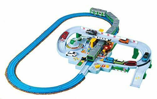Takara Tomy Plarail Let's Play with Tomica! Railroad Crossing Set NEW from Japan_1