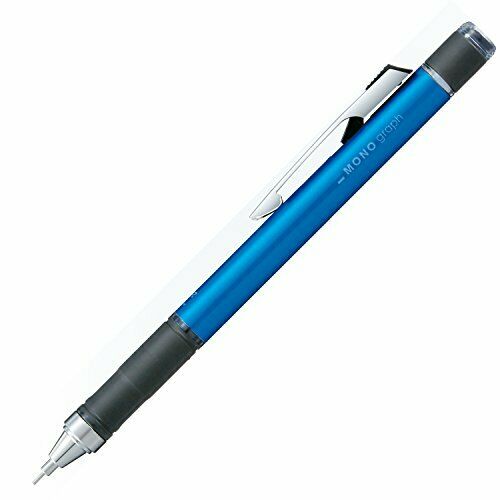 Tombow Pencil sharp pen MONO monograph rubber grip light blue DPA-141B NEW_1
