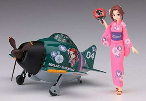 1/20 Egg Girls Collection No.04 'Siranagi Sakura' w/Egg Plane Zero Fighter NEW_5