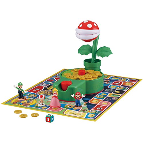 Flower Game Super Mario Biting attention! Pakkun Board Game NEW from Japan_1