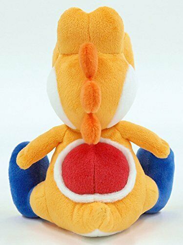 San-ei Boeki Super Mario All Star Collection Plush Orange Yoshi S NEW_3