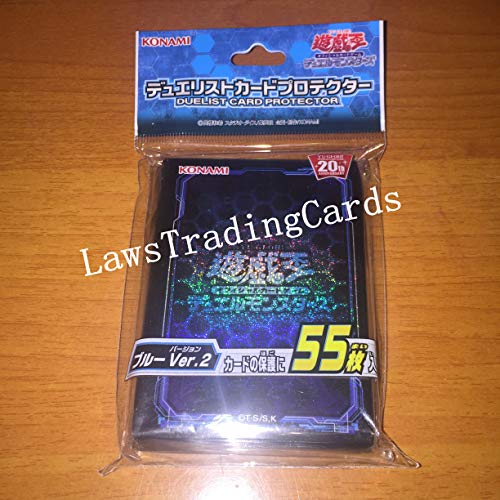 Limited YuGiOh! OCG Duelist Card Sleeve Protector BLUE Ver.2 55pcs KONAMI NEW_1