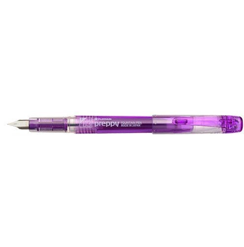 Platinum Preppy Fountain Pen Violet Fine Point PSQ-300#28-2 Set of 5 NEW_1