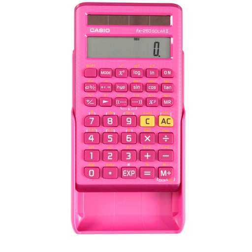 Casio scientific calculator fx-260 SOLAR II pink Solar & Battery Powered NEW_1