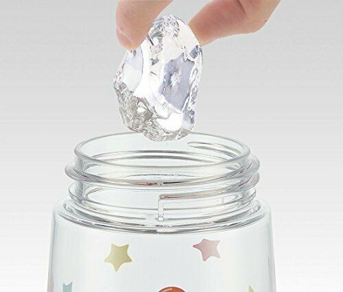 Skater Children 39;s Water bottle Clear Bottle Straw type Snoopy NEW from Japan_3