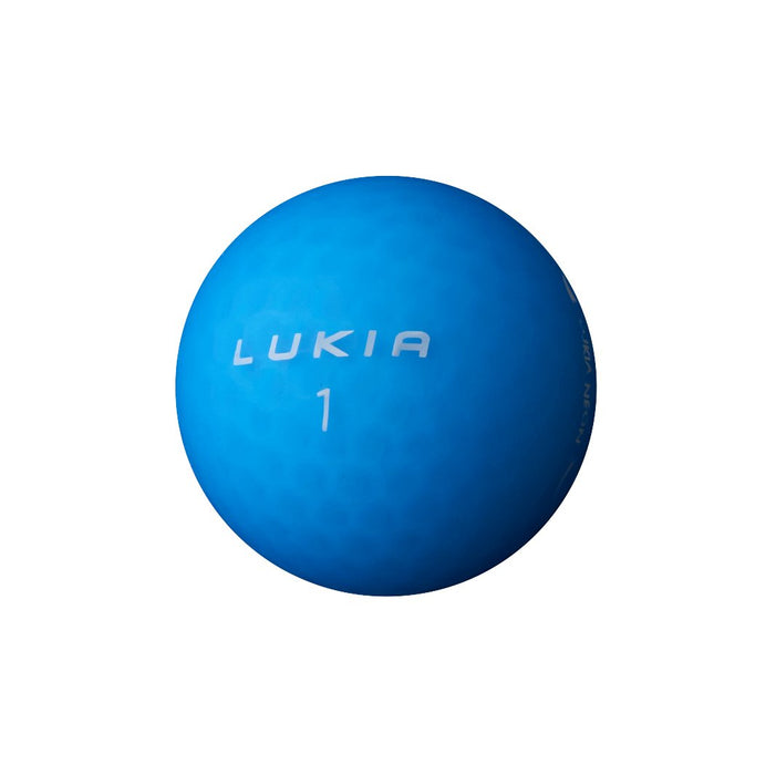 LUKIA Golf Ball NEON BLUE 6P Super Repulsive High-rebound ionomer 2-piece ball_2