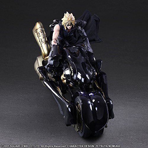 PLAY ARTS KAI Final Fantasy VII Advent Children CLOUD STRIFE & FENRIR Figure NEW_3