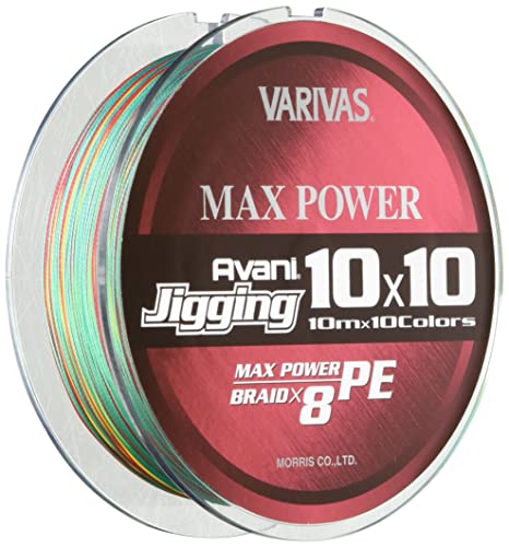 VARIVAS Fishing PE line Avani jigging 10×10 Max Power X8 500m No.4 64lb 10 color_1