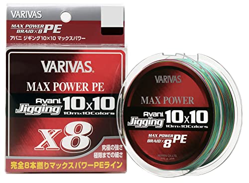 VARIVAS Avani Jigging 10X10 Max Power PE X8 300m #1.5 28.6lb PE Braid Line NEW_1