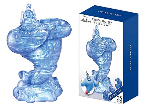 HANAYAMA 35 Piece Crystal Gallery Aladdin Genie 3D Plastic Puzzle W70xH115mm NEW_1