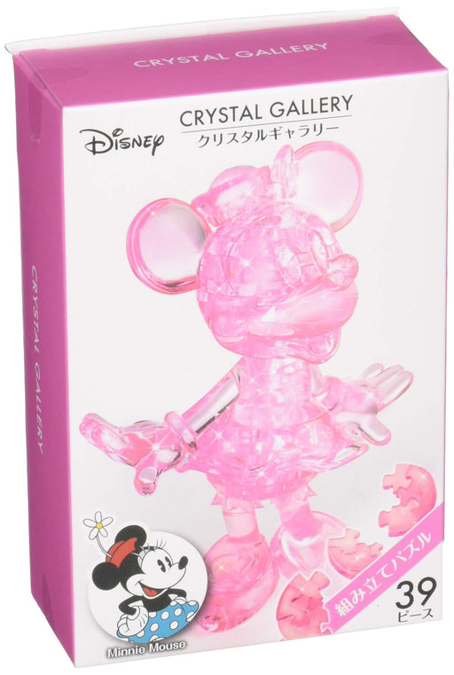 HANAYAMA 3D jigsaw puzzle 39 pieces Crystal Gallery Minnie Mouse Disney NEW_1