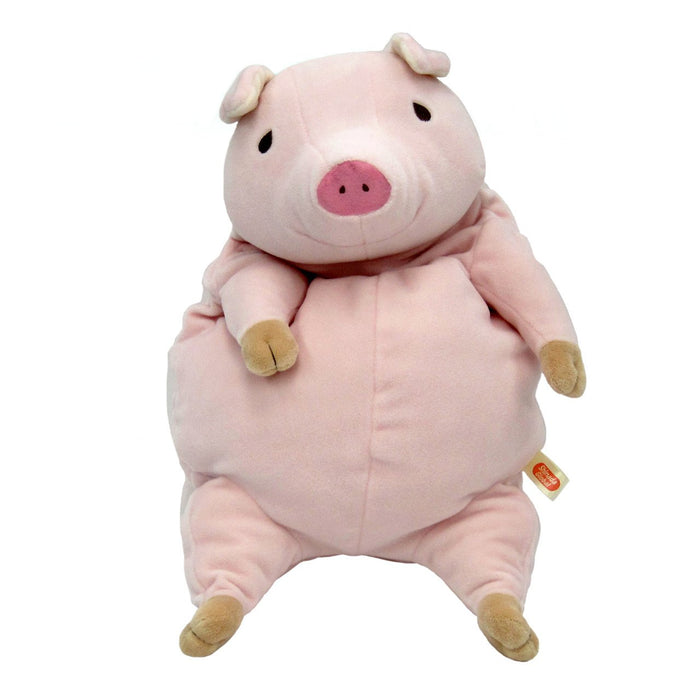 Shinada Global Mochi Buta Plush L Pink MOBT-0350 22x22x30cm Soft Pig NEW_1