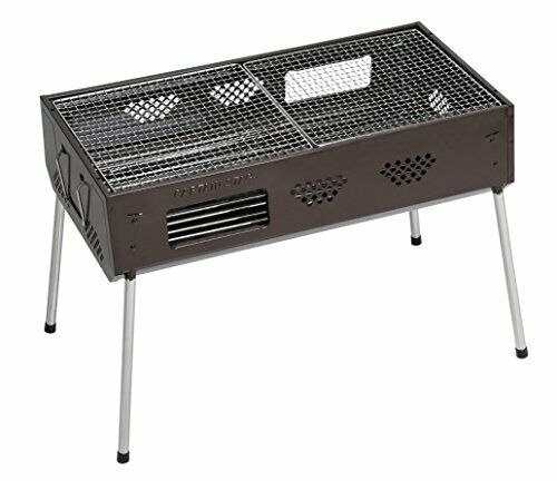 Captain Stag UG-54 Barbecue Grill 600mm Brown Camping Outdoor Gear Japan_2