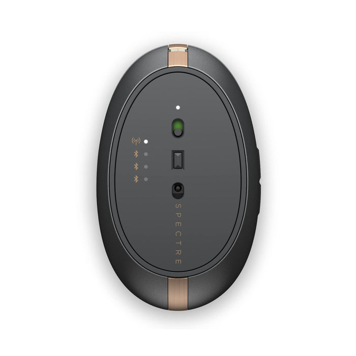 HP PC Mouse Bluetooth Wireless Rechargeable 4Way Scroll Specter 700 Black NEW_4