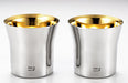 Double Structure Tumbler 320ml Gold Plating on Inside Yoshikawa YJ2444 NEW_2