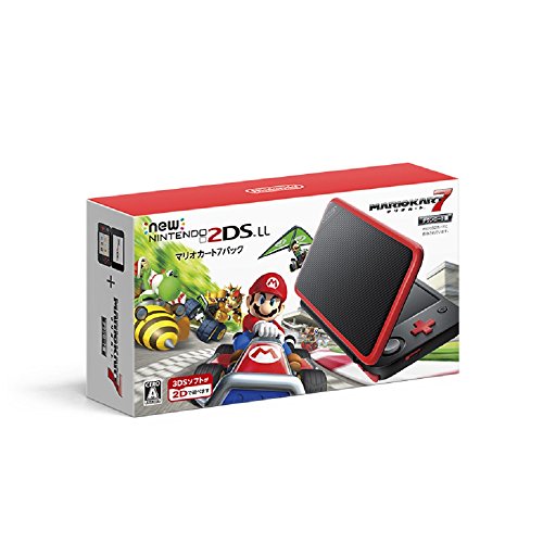 Nintendo 2DS LL Mario Kart 7 Bundle Limited Edition Console System Black & Red_1